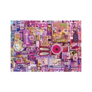 Cobble Hill Lila Szivárvány Projekt Kirakó - 1000 db 129188101 - Puzzle