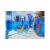 Enjoy 1000 darabos kirakó, Turquoise Street in Chefchaouen, Maroc, kék utca színes virágokkal és ajtókkal