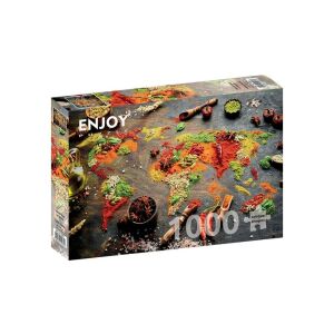 Enjoy 1000 db-os puzzle - World Map in Spices (1461) 129189124 - Puzzle & Kirakó