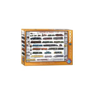 EuroGraphics 1000 db-os puzzle - History of Trains (6000-0251) 129189646 - Eurographics