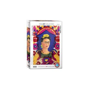 EuroGraphics 1000 db-os puzzle - Self Portrait - The Frame, Frida Kahlo (6000-5425) 129189857 - Eurographics