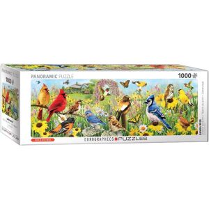EuroGraphics 1000 db-os Panoráma puzzle - Garden Birds (6010-5338) 129190052 - Eurographics