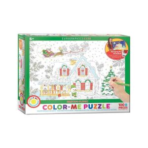 EuroGraphics 100 db-os Color me puzzle - Santa's Sleigh (6111-0917) 129190050 - Eurographics