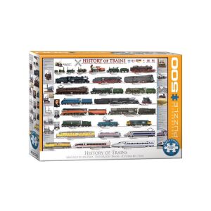 EuroGraphics 500 db-os puzzle - History of Trains (6500-0251) 129190071 - Eurographics