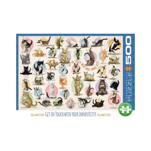 EuroGraphics 500 db-os puzzle - Yoga Kittens (6500-0991) 129190076 - Eurographics