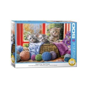 EuroGraphics 500 db-os puzzle - Knittin' Kittens (6500-5500) 129190089 - Eurographics