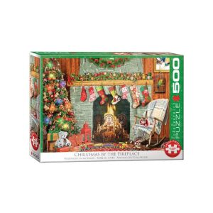 EuroGraphics 500 db-os puzzle - Christmas by the Fireplace (6500-5502) 129190088 - Eurographics