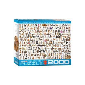 EuroGraphics 2000 db-os puzzle - The World of Dogs (8220-0581) 129190098 - Eurographics