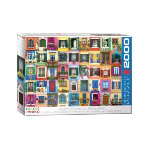 EuroGraphics 2000 db-os puzzle - Mediterranean Windows (8220-5634) 129190104 - Eurographics