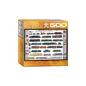 EuroGraphics 500 db-os puzzle - History of Trains (8500-0251) 129190123 - Eurographics