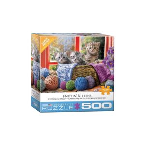 EuroGraphics 500 db-os puzzle - Knittin' Kittens (8500-5500) 129190129 - Eurographics