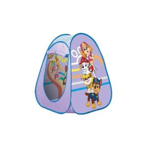 John Pop Up Paw Patrol játszósátor, a népszerű rajzfilmsorozat karaktereivel, lila és kék sátor a Mancs őrjárat szereplőivel - John