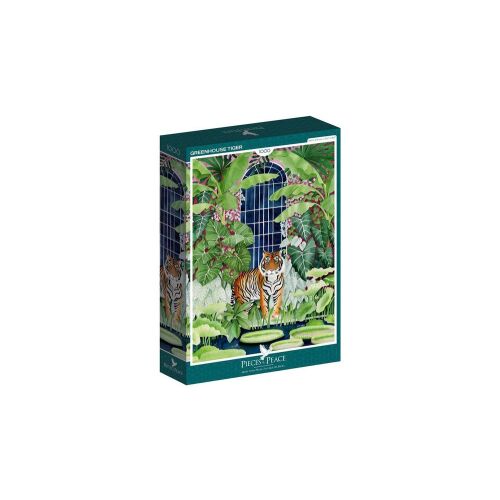 Pieces & Peace 1000 db-os puzzle - Greenhouse Tiger (0033) 129190901