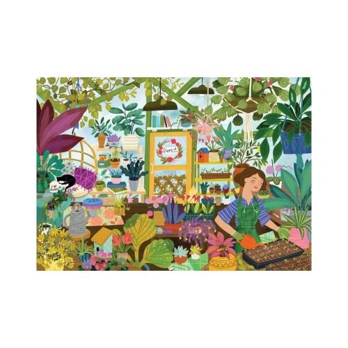 Pieces & Peace 1000 db-os puzzle - My Happy Place is in the Greenhouse (0188) 129191037