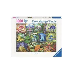 Ravensburger Puzzle mit 1000 Teilen, Wunderbare Pilze, 12000424, zeigt eine Collage verschiedener Pilzsorten - Ravensburger Puzzle