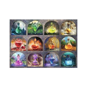 Ravensburger Puzzle mit 1000 Teilen, Wunderbare Tränke, zeigt das fertige Puzzlebild - Ravensburger Puzzle