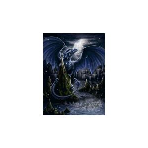 Ravensburger 1500-teiliges Puzzle, Schwarz-blauer Drache, 12000731 - Ravensburger Puzzle