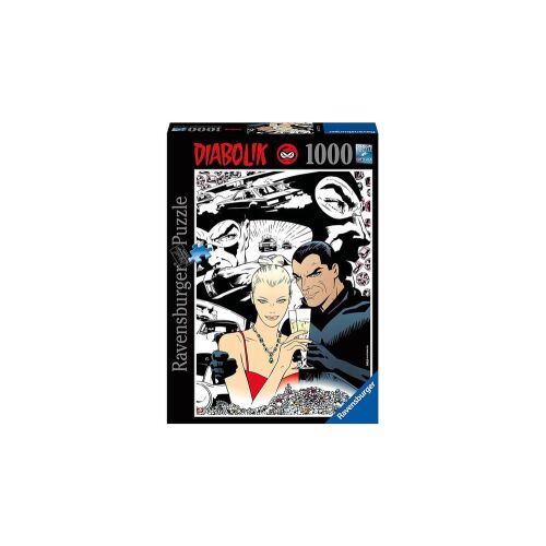 Ravensburger 1000 darabos kirakós játék - Diabolik, a képen Diabolik és Eva Kant szerepelnek - Ravensburger