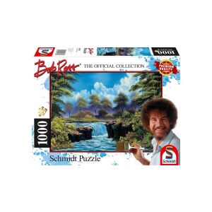 Schmidt 1000 db-os puzzle - Waterfall on the Light, Bob Ross (57538) 129191465 - Schmidt