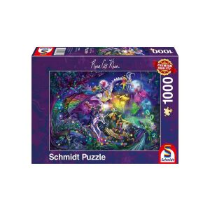 Schmidt 1000 db-os puzzle - Summer Night Circus, Rose Cat Khan (57586) 129191485 - Schmidt
