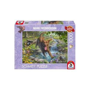 Schmidt 1000 db-os puzzle - Dog's Life - Spring Walk with Labrador Retriever (58559) 129191519 - Schmidt