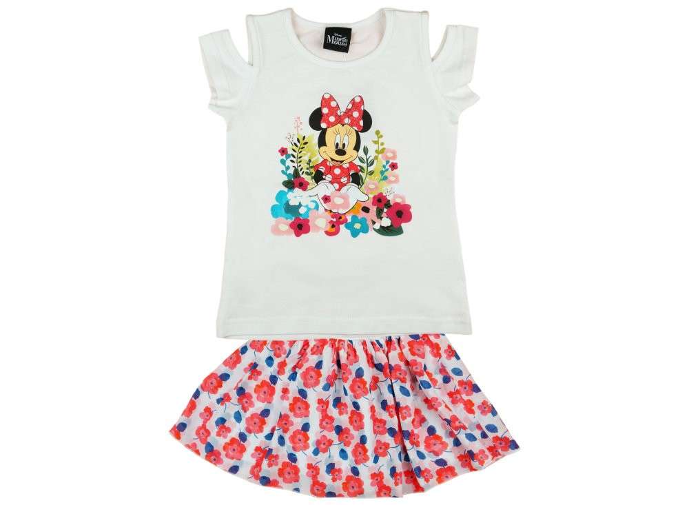 Disney 2 részes Szett - Minnie Mouse - fehér