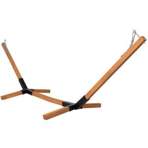 Függőágyállvány - Fa és Fém - 300 kg Teherbírás - 310 cm