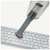 Cleaning keyboard with Severin HV 7144 handheld vacuum cleaner