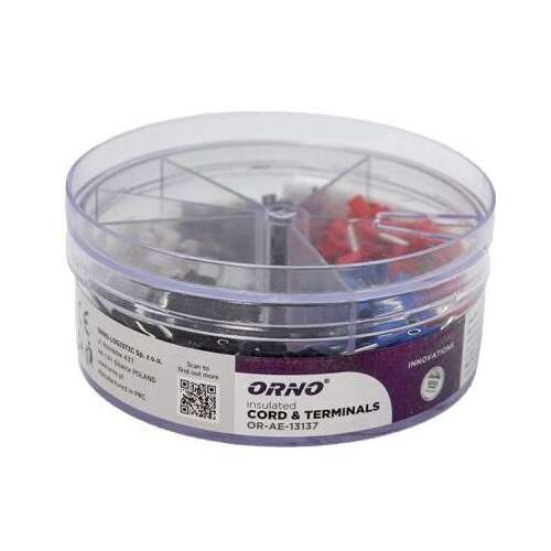 Orno OR-AE-13137 insulated cord & terminals, 400 pieces in a box