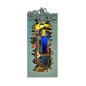 Magic House -DIY könyvespolc díszítő Book nook 129194302 - Puzzle & Kirakó