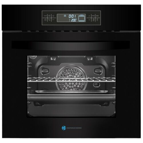 Novacook BE11-LD beépíthető sütő, fekete, elektromos, 61 liter