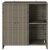 Tárolószekrény Szürke 100x36x102 cm Rattan 129211654