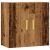 antik fa színű szerelt fa faliszekrény 60 x 31 x 60 cm 129212457