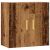 antik fa színű szerelt fa faliszekrény 60 x 31 x 60 cm 129212457