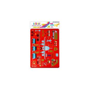 Autoschablonen/Fahrzeuge aus Kunststoff STARPAK 129233444 - Kreative Spiele & Förderspiele