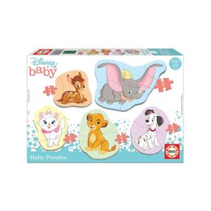 Educa 5 az 1-ben Baby sziluett puzzle (3,4,5 db-os) - Disney - Állatok 2 (18591) - sérült doboz 129233794 - Baba puzzle