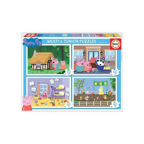 Educa 4 az 1-ben puzzle (20,40,60,80) - Peppa malac (18645) 129233798