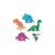 Educa 5 az 1-ben Baby sziluett puzzle (3,4,5 db-os) - Dinoszauruszok (18873) 129233797