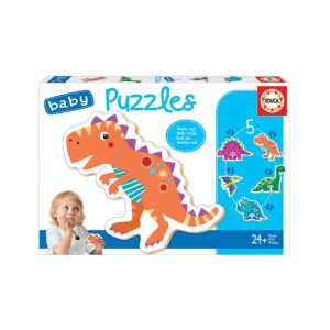 Educa 5 az 1-ben Baby sziluett puzzle (3,4,5 db-os) - Dinoszauruszok (18873) 129233797 - Baba puzzle