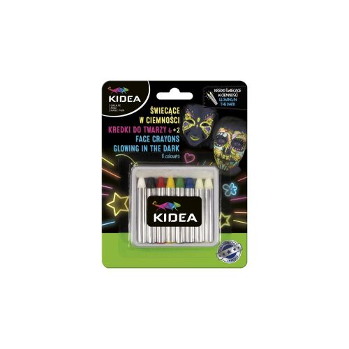 Kidea 6 + 2 színű arcfestő kréta 129233979