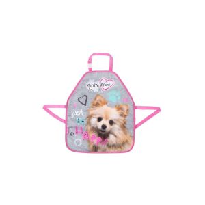 My Little Friend Kinder Malschürze mit Hund - Pink dog 129234012 - Unipap