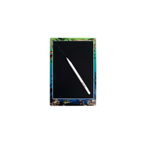 Kidea Tablet do rysowania LCD 10 cali z wzorem dinozaurów, czarny ekran, rysik w zestawie