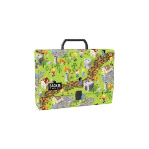 BackUp - Game pixel nagy fogantyús irattartó A4/90 mm - Pixel Game 129234339 - Füzetbox