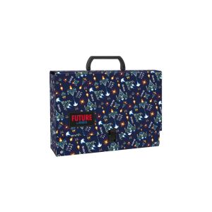 Future by BackUp nagy fogantyús irattartó A4/90 mm - Rocket game 129234345 - Füzetbox