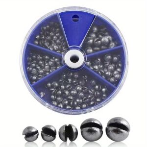 Horgász Ólomnehezékek Készlet - 205 db - Többféle Súly 129235884 - Etetőkosár & ólom