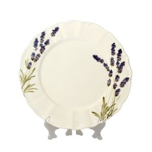 Violin levendulás lapostányér,kerámia,kézzel festett-dia28,5x1,8cm 129249491 - Vanilia Kerámia