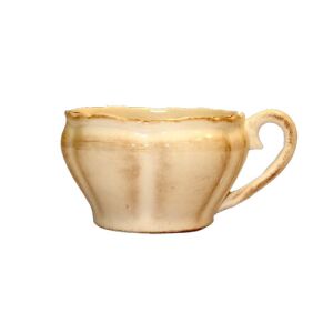 Romantikus kávéscsésze natúr,kerámia, kézzel festett 129249555 - Vanilia Kerámia