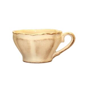 Romantikus teáscsésze, natúr,kerámia, kézzel festett 129249779 - Vanilia Kerámia