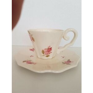 Violin rózsás teásalj,kerámia,kézzel festett 129249804 - Teás alátét