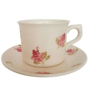 Violin rózsás óriás bögre, kerámia, kézzel festett 5dl